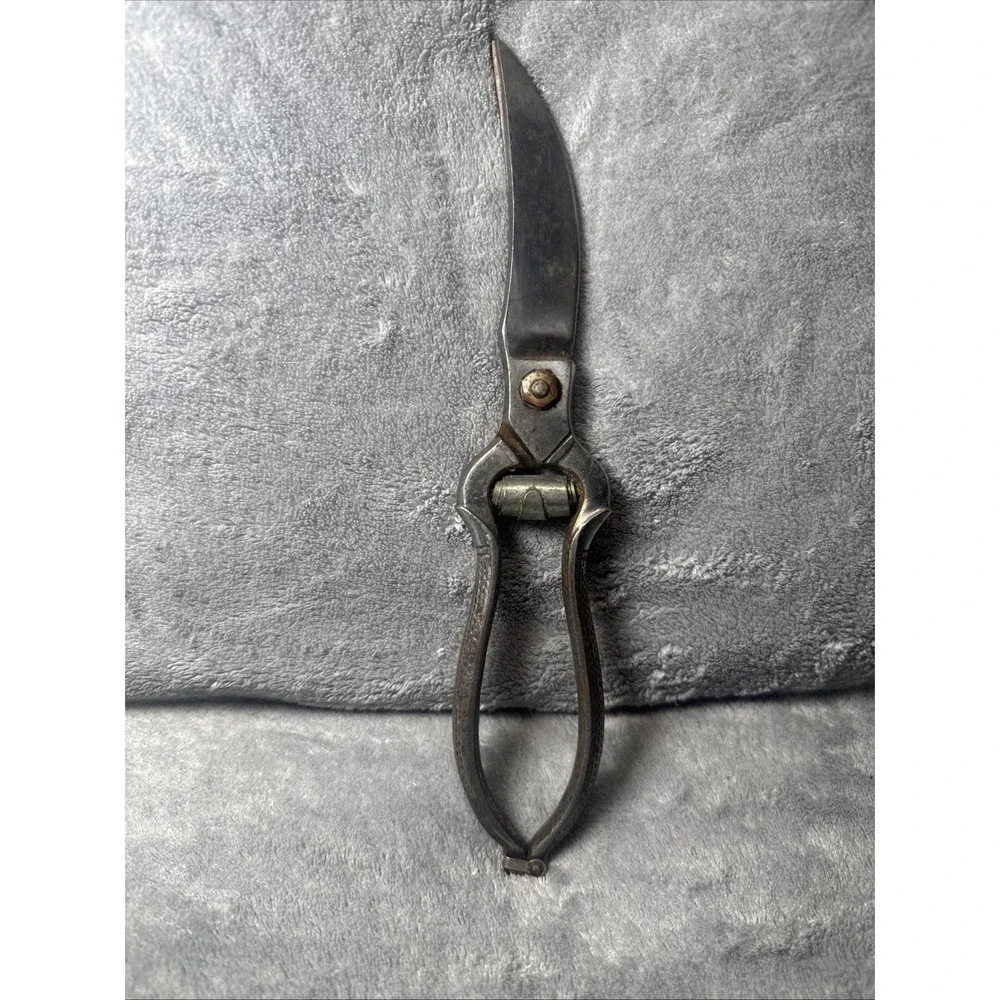 Vtg Stainless Steel Shears Scissors 10